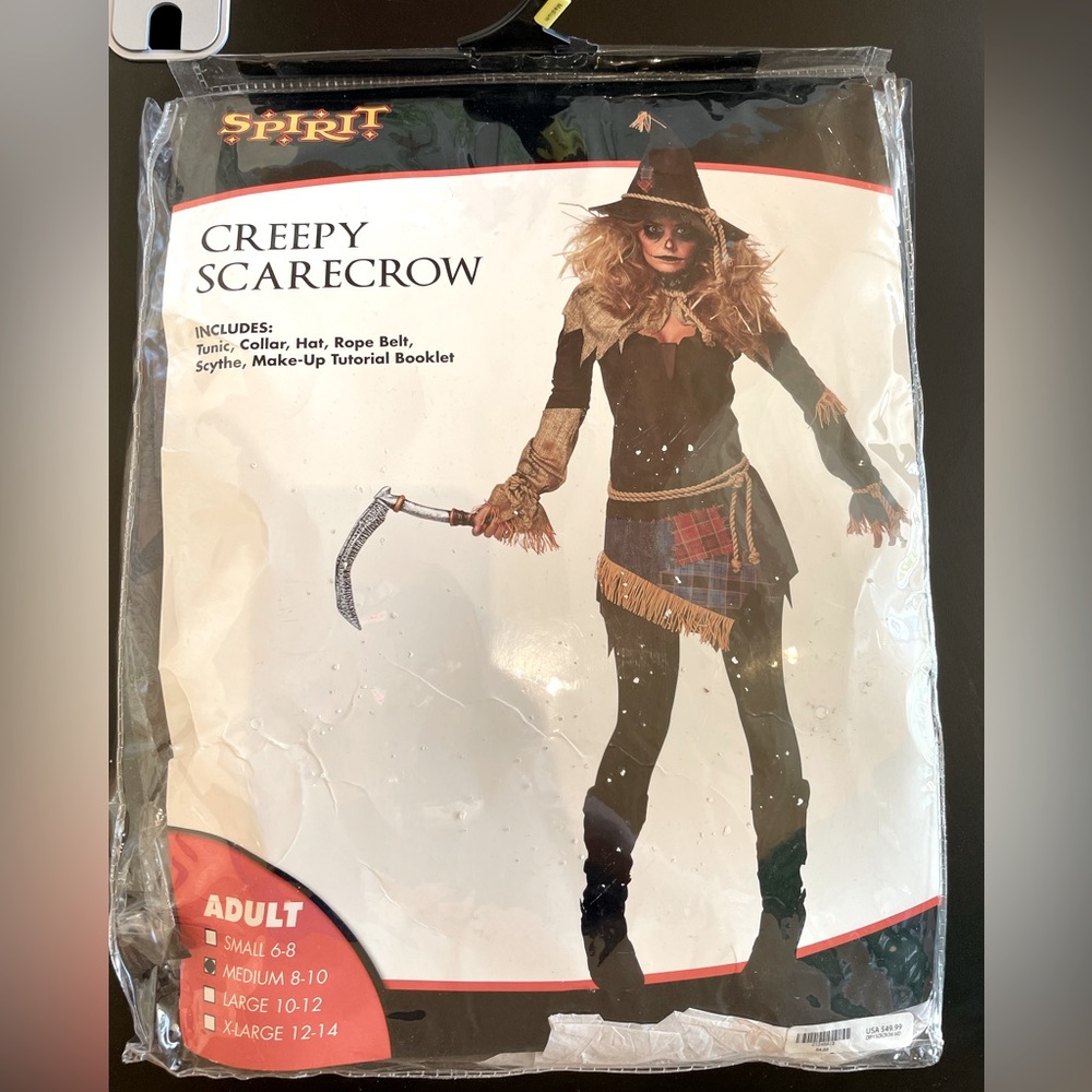 Women’s Halloween Creepy Scarcrow costume from Spirit Halloween (medium)